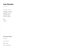Tablet Screenshot of juliaricketts.com